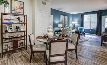 Dining Area With Living Room at The Arbor Walk Apartments, Tampa